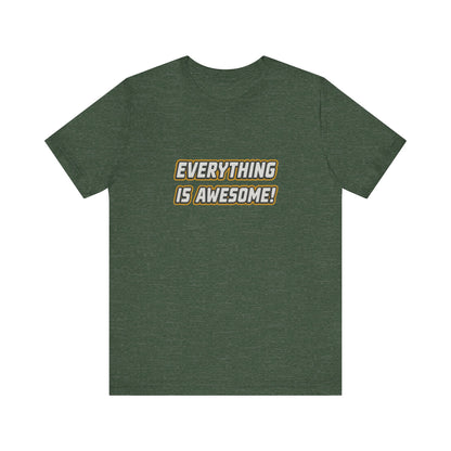 Everything is Awesome! — The LEGO Movie-Inspired Retro Tee (Dark)