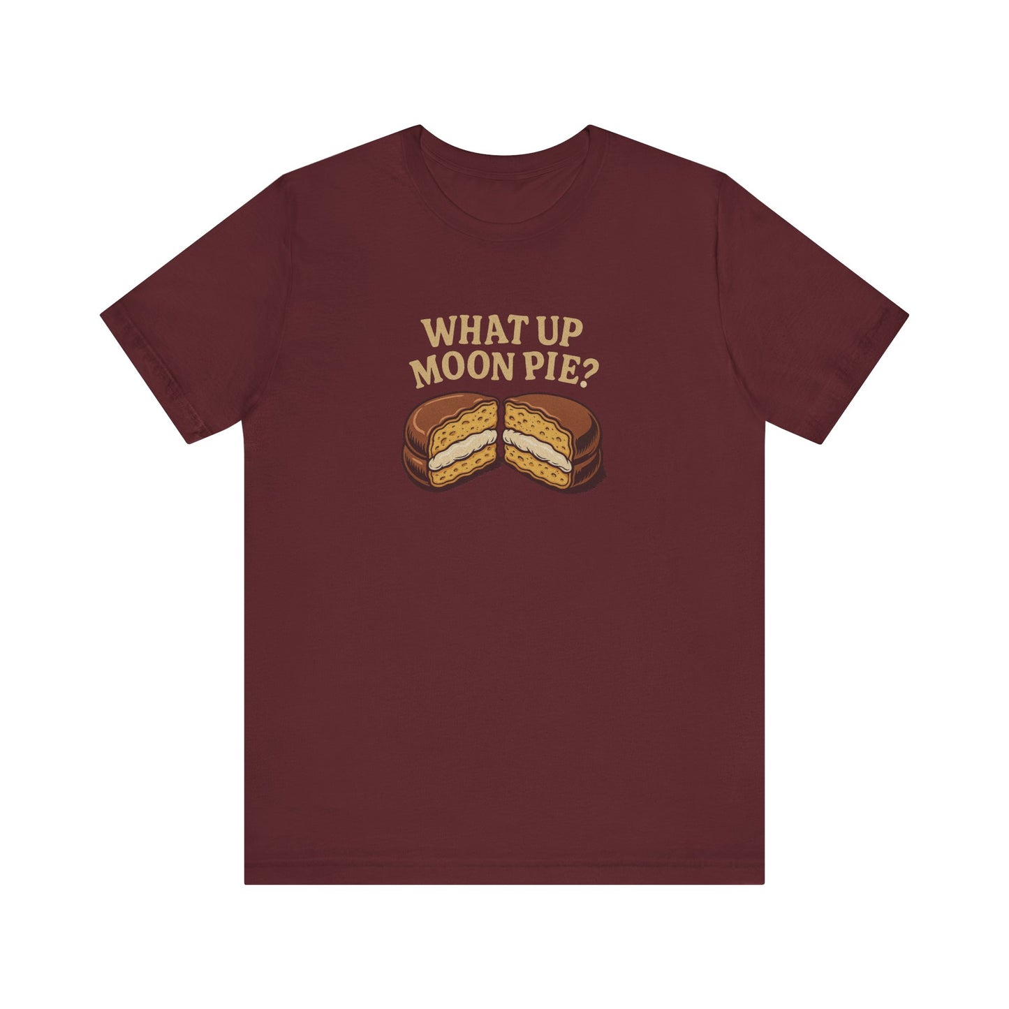 What Up, Moon Pie? — Big Bang Theory Retro Tee (Dark)