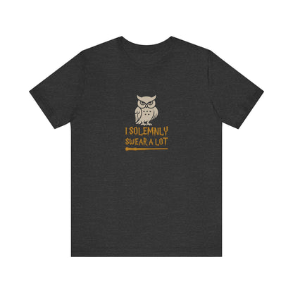 I Solemnly Swear a Lot — Harry Potter Retro Tee (Dark)