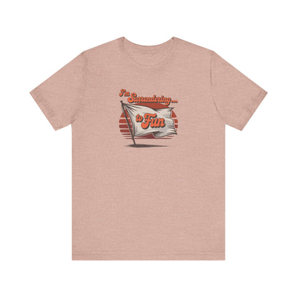 I'm Surrendering to Fun — Fun with Flags Retro Tee (Light)