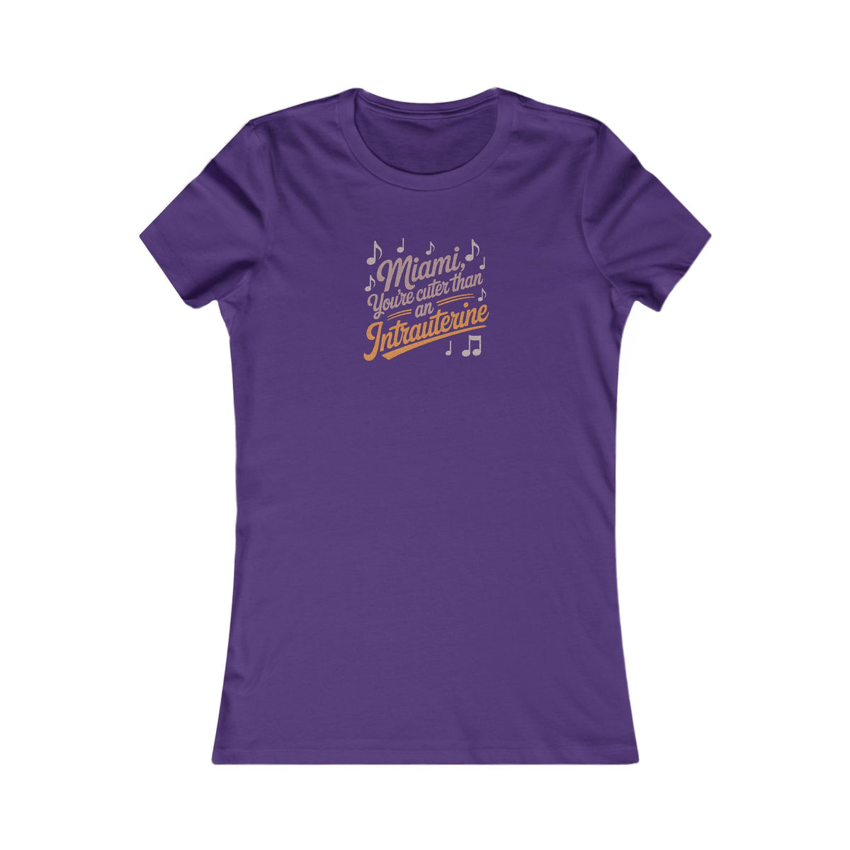 Cuter Than An Intrauterine — Golden Girls Retro Women's Tee (Dark)