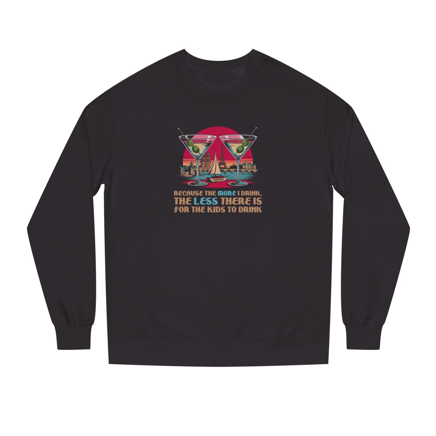 Open Bar (for the Kids) — Friends Retro Sweatshirt (Dark)