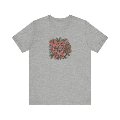 Yippee Ki Yay — Die Hard Retro Christmas Tee (Light)