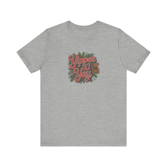 Yippee Ki Yay — Die Hard Retro Christmas Tee (Light)