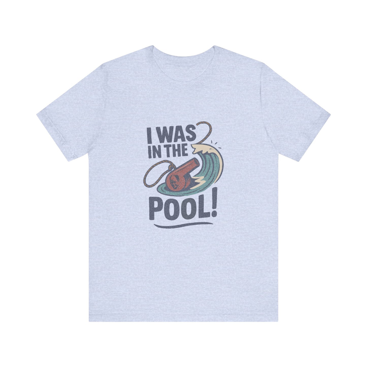I Was in the Pool! — George Costanza Shrinkage Retro Tee (Light)