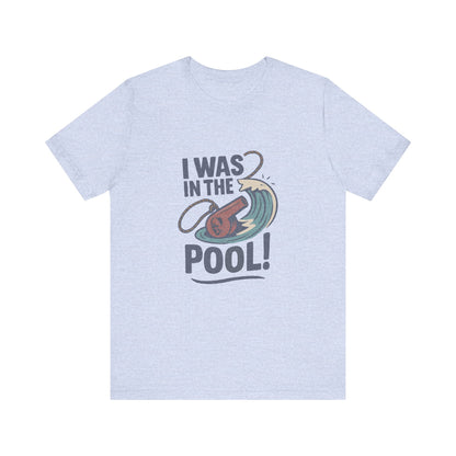 I Was in the Pool! — George Costanza Shrinkage Retro Tee (Light)