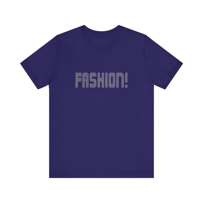 FASHION! — Psych Faux Rhinestones Retro Tee (Dark)