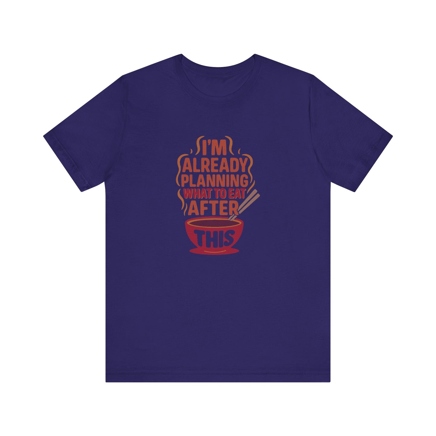 Planning What to Eat After This — Retro Foodie Tee (Dark)