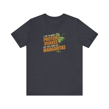 Protein Shakes (Oops, All Margaritas) — Retro Tee (Dark)