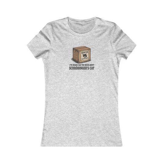 Schrödinger’s Cat — Big Bang Theory Retro Women's Tee (Light)