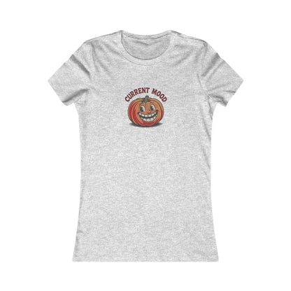 Current Mood (Toothy Jack) — Retro Halloween Women's Tee (Light)