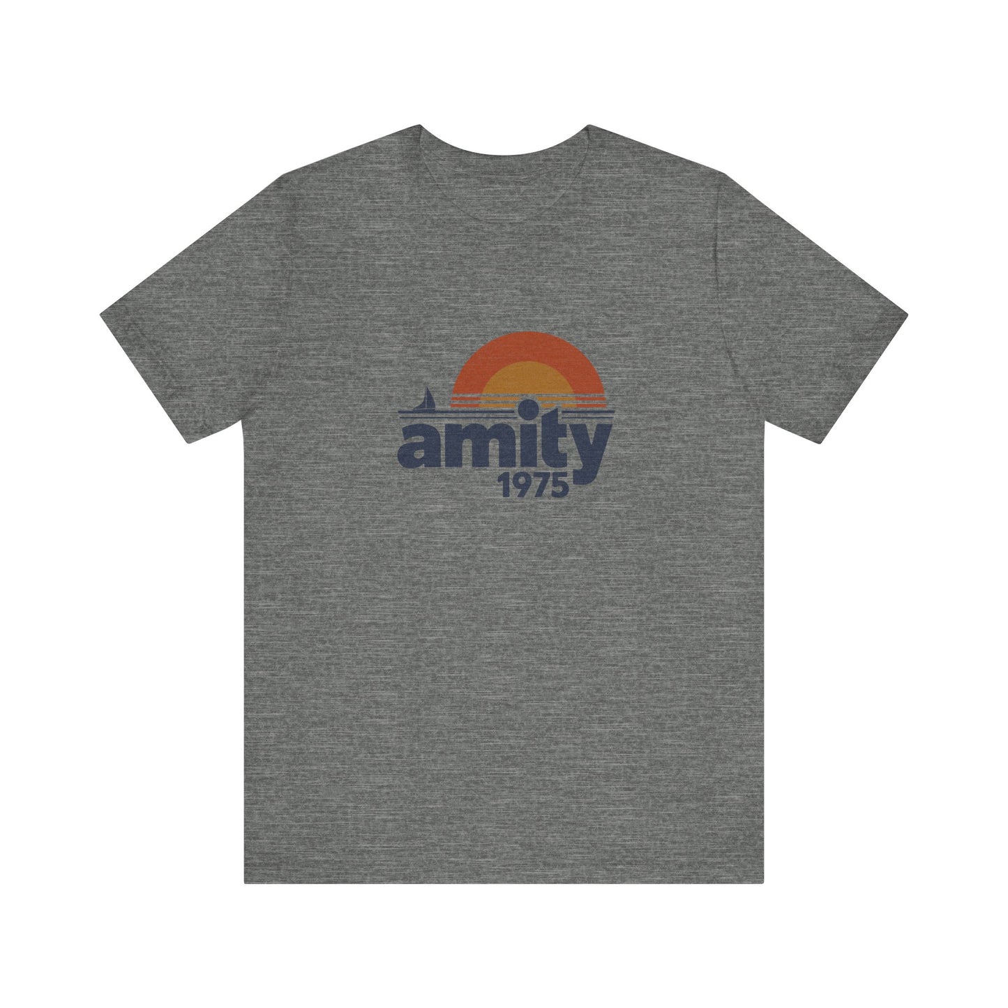 Amity Island 1975 — Jaws-Inspired Retro Tee (Light)