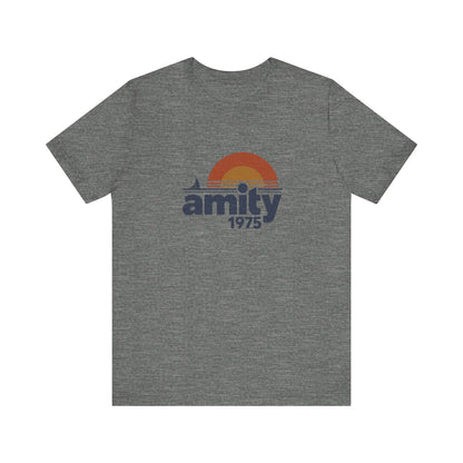 Amity Island 1975 — Jaws-Inspired Retro Tee (Light)