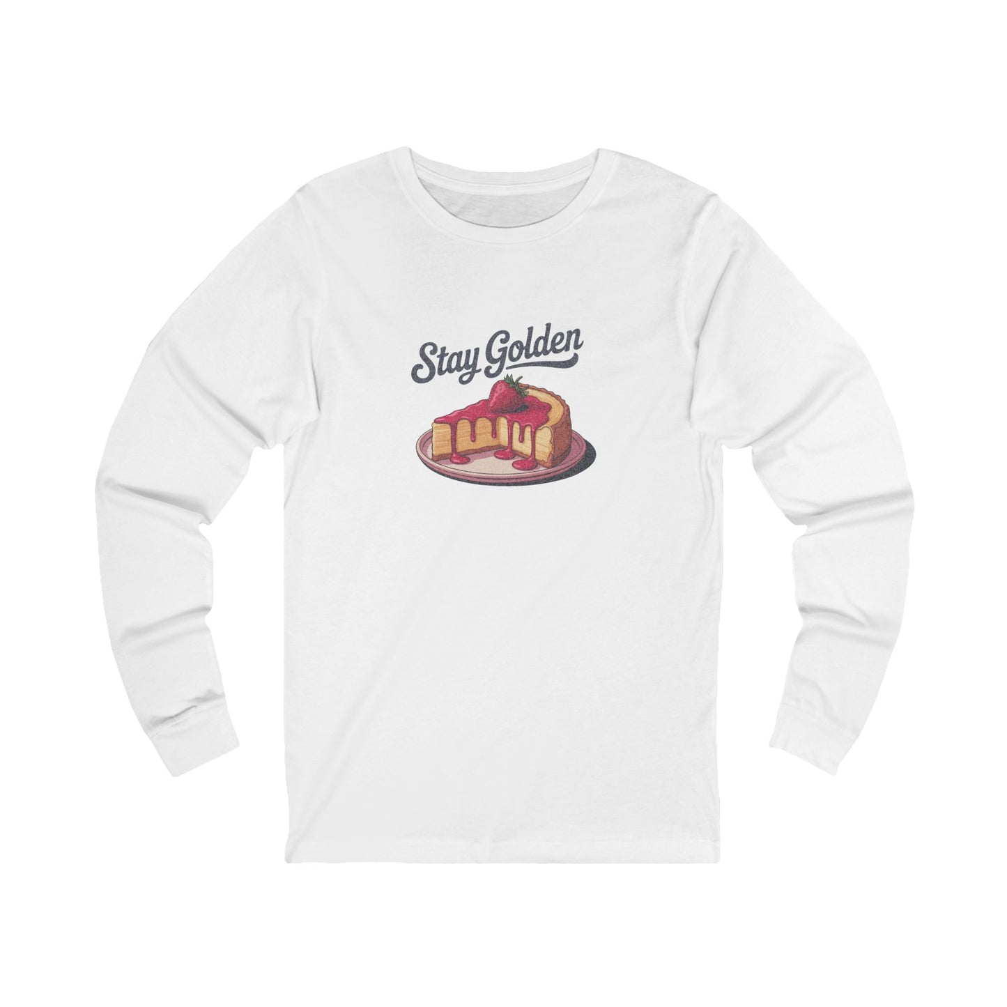 Stay Golden — Retro Cheesecake Graphic Long Sleeve (Light)