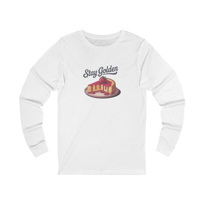 Stay Golden — Retro Cheesecake Graphic Long Sleeve (Light)