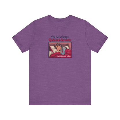 I'm Not Always Rude and Sarcastic — Retro Tee (Light)