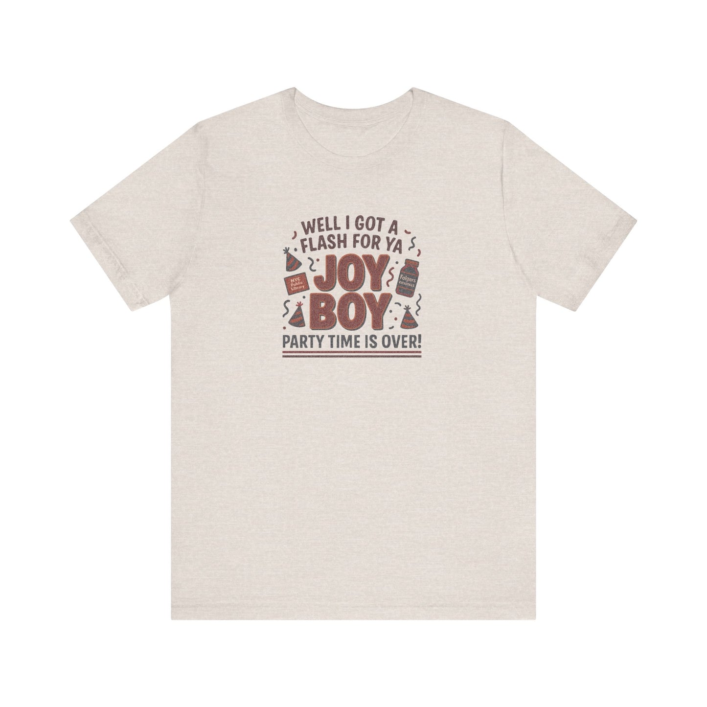 Joy Boy — Seinfeld Library Investigator Retro Tee (Light)