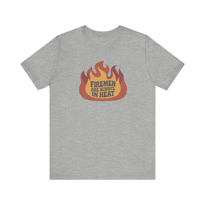 Firemen Are Always in Heat — Flirtatious Retro Tee (Light)