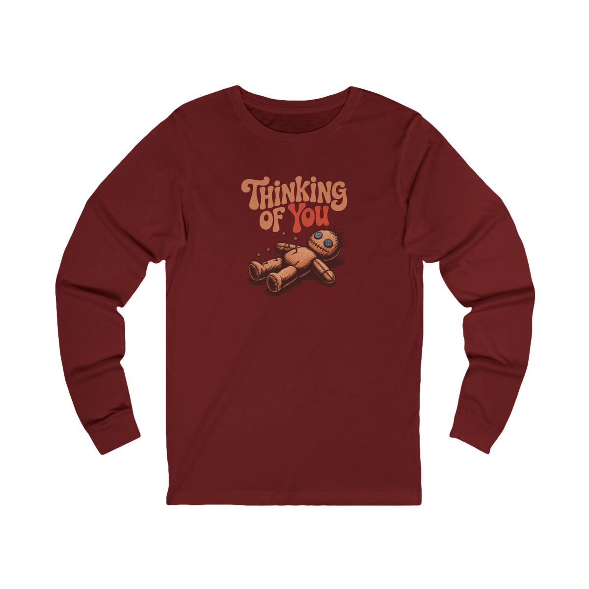 The Voodoo That You Do, So Well — Retro Voodoo Doll Long Sleeve (Dark)