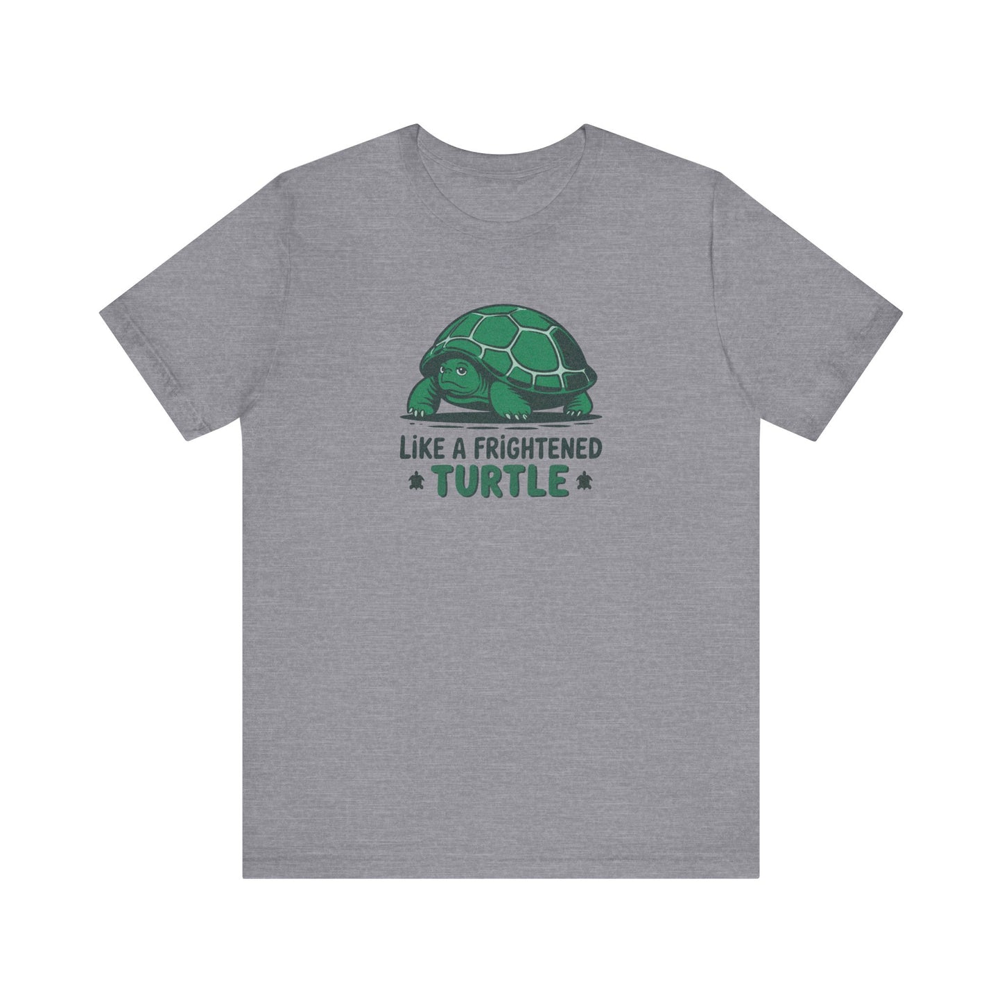 Like a Frightened Turtle — George Costanza Shrinkage Retro Tee (Light)