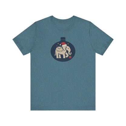 White Elephant Season — Retro Christmas Graphic Tee (Light)