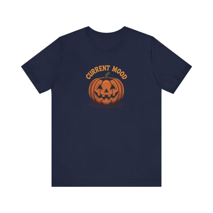 Current Mood (Vintage Jack) — Retro Halloween Tee (Dark)