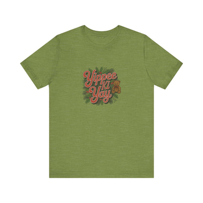 Yippee Ki Yay — Die Hard Retro Christmas Tee (Light)
