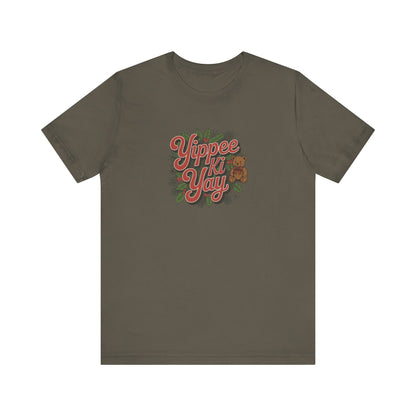 Yippee Ki Yay — Die Hard Retro Christmas Tee (Dark)