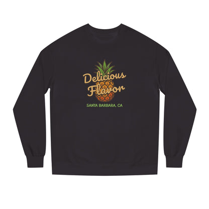 Delicious Flavor — Santa Barbara Pineapple Retro Sweatshirt (Dark)