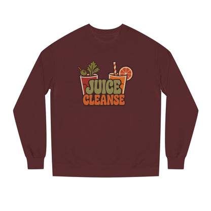 Juice Cleanse Liquid Diet — Boozy Brunch Retro Sweatshirt (Dark)