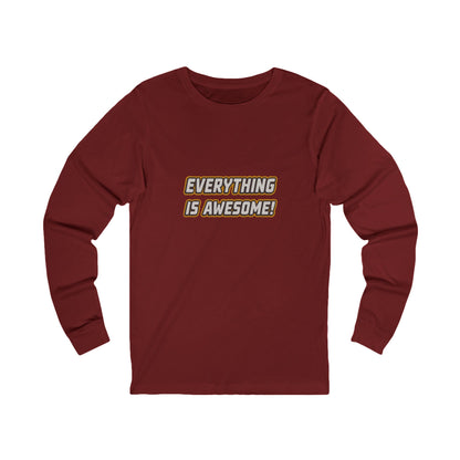 Everything is Awesome! — The LEGO Movie-Inspired Retro Long Sleeve (Dark)