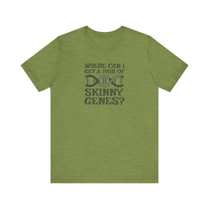 Pair of Skinny Genes — Retro Graphic Tee (Light)