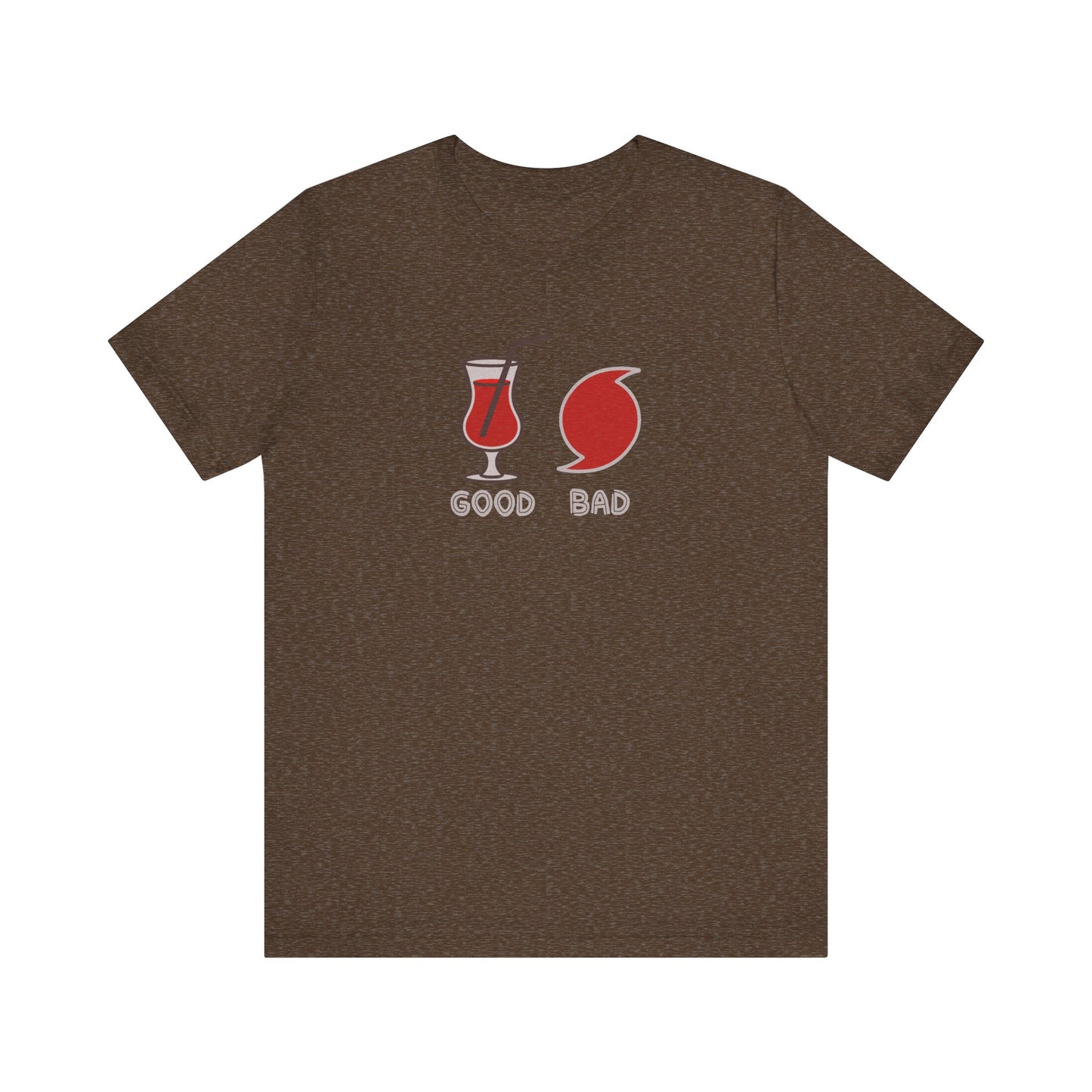 Good Hurricane, Bad Hurricane – Tropical Retro Tee (Dark)