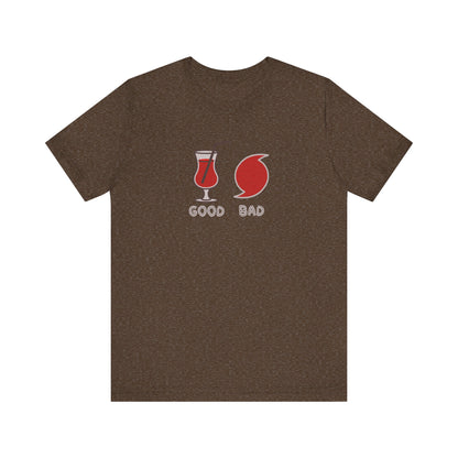 Good Hurricane, Bad Hurricane – Tropical Retro Tee (Dark)