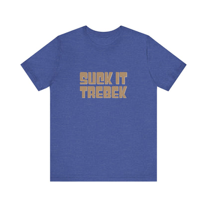 Suck It Trebek — SNL Celebrity Jeopardy Sketch Retro Tee (Dark)