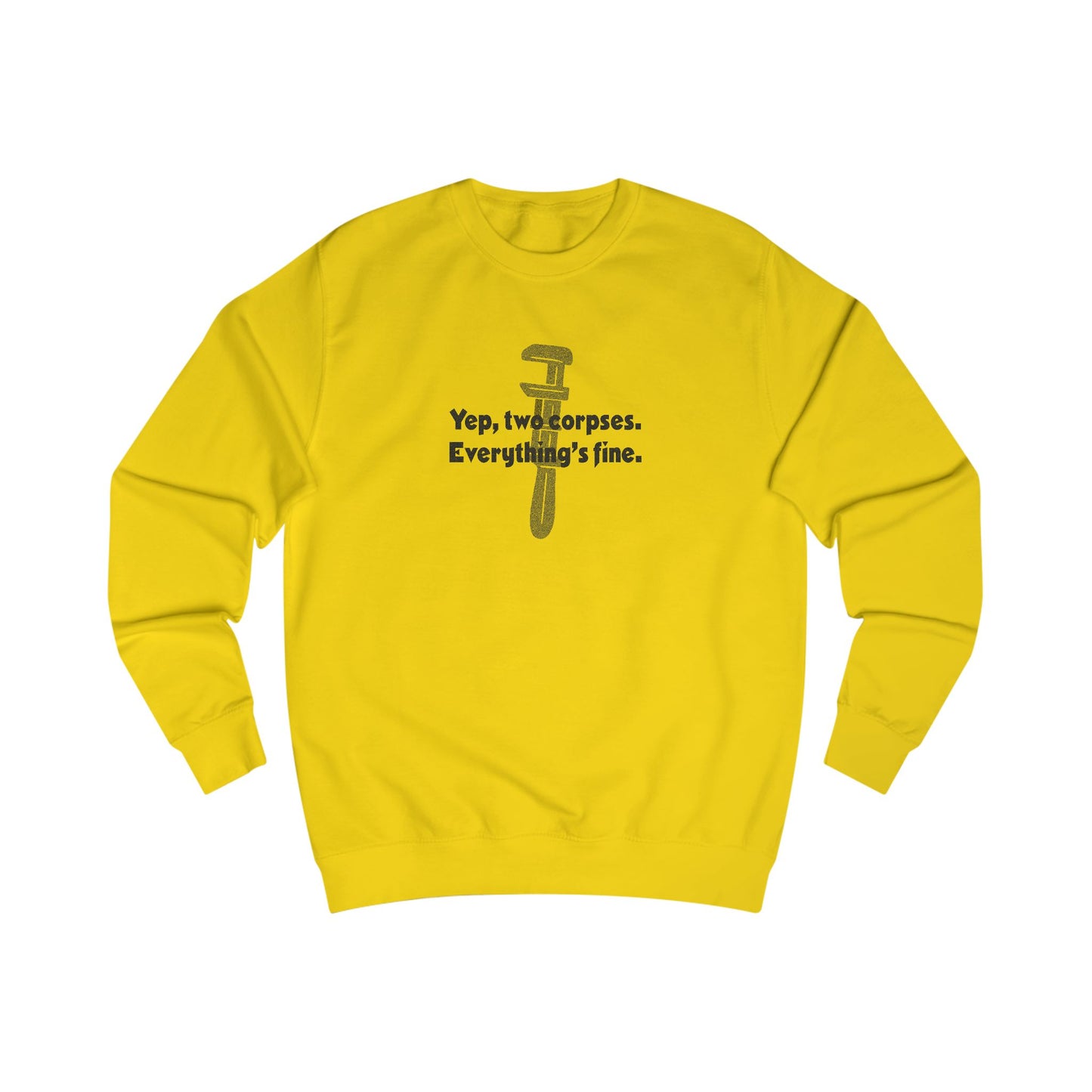 Yep, Two Corpses. Everything’s Fine — Clue Retro Sweatshirt (Light)