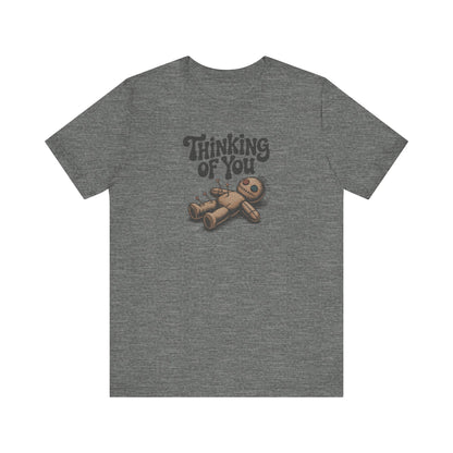 The Voodoo That You Do, So Well — Retro Voodoo Doll Tee (Light)