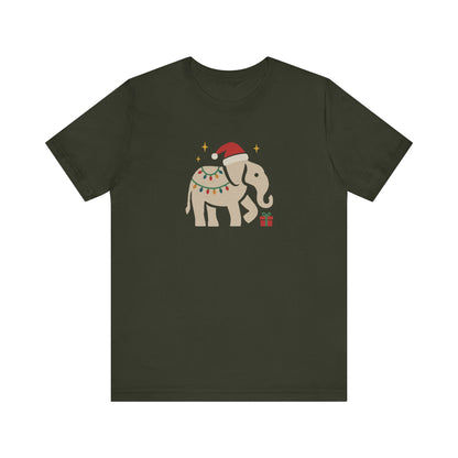 White Elephant Season — Retro Christmas Graphic Tee (Dark)