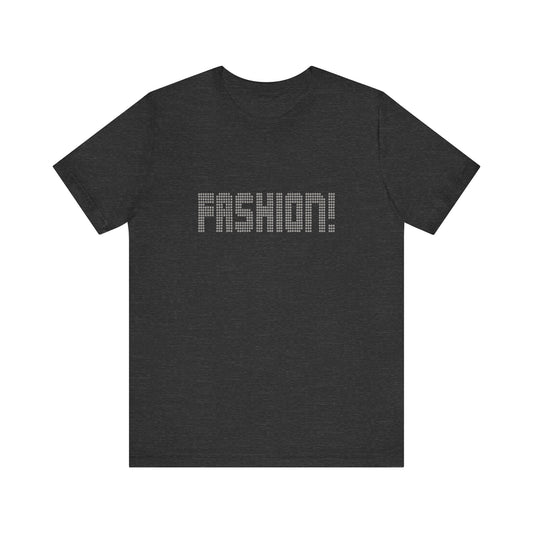 FASHION! — Psych Faux Rhinestones Retro Tee (Dark)