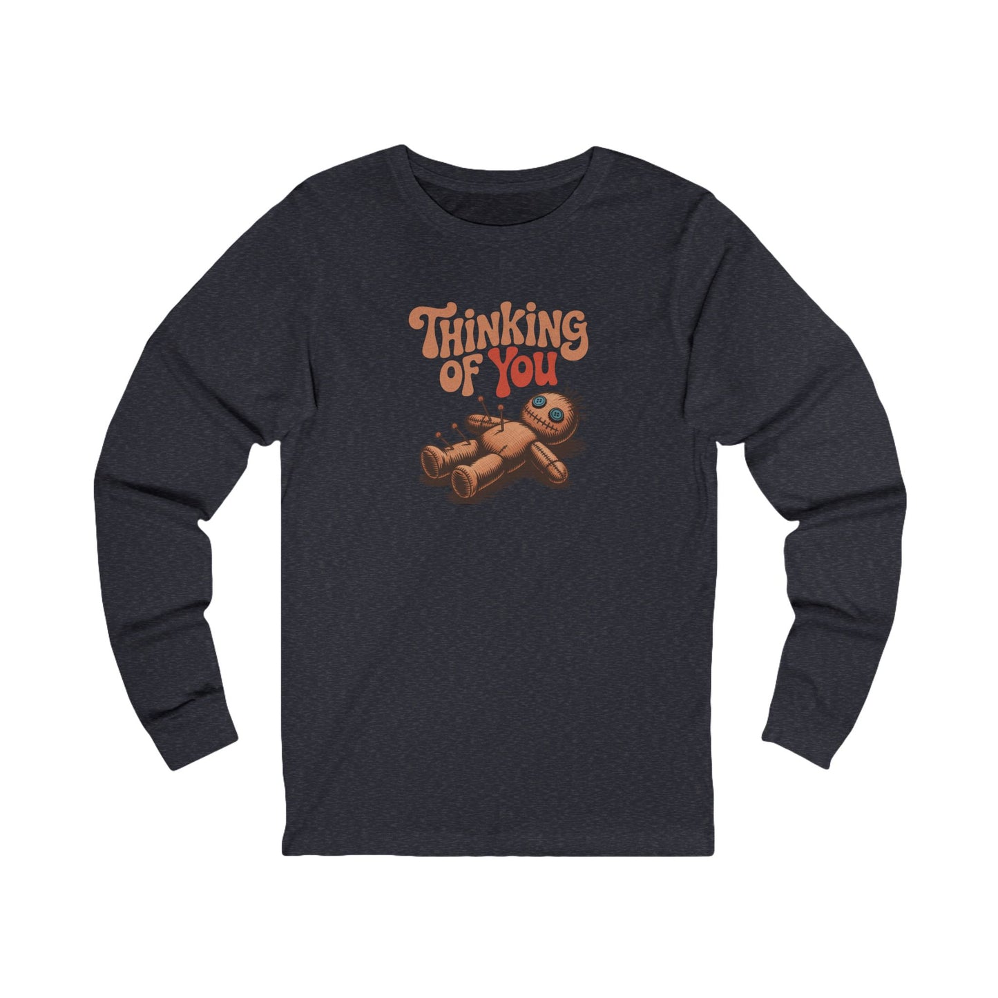 The Voodoo That You Do, So Well — Retro Voodoo Doll Long Sleeve (Dark)
