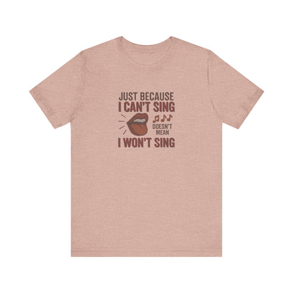 Sing Like Nobody’s Listening — Retro Tee (Light)