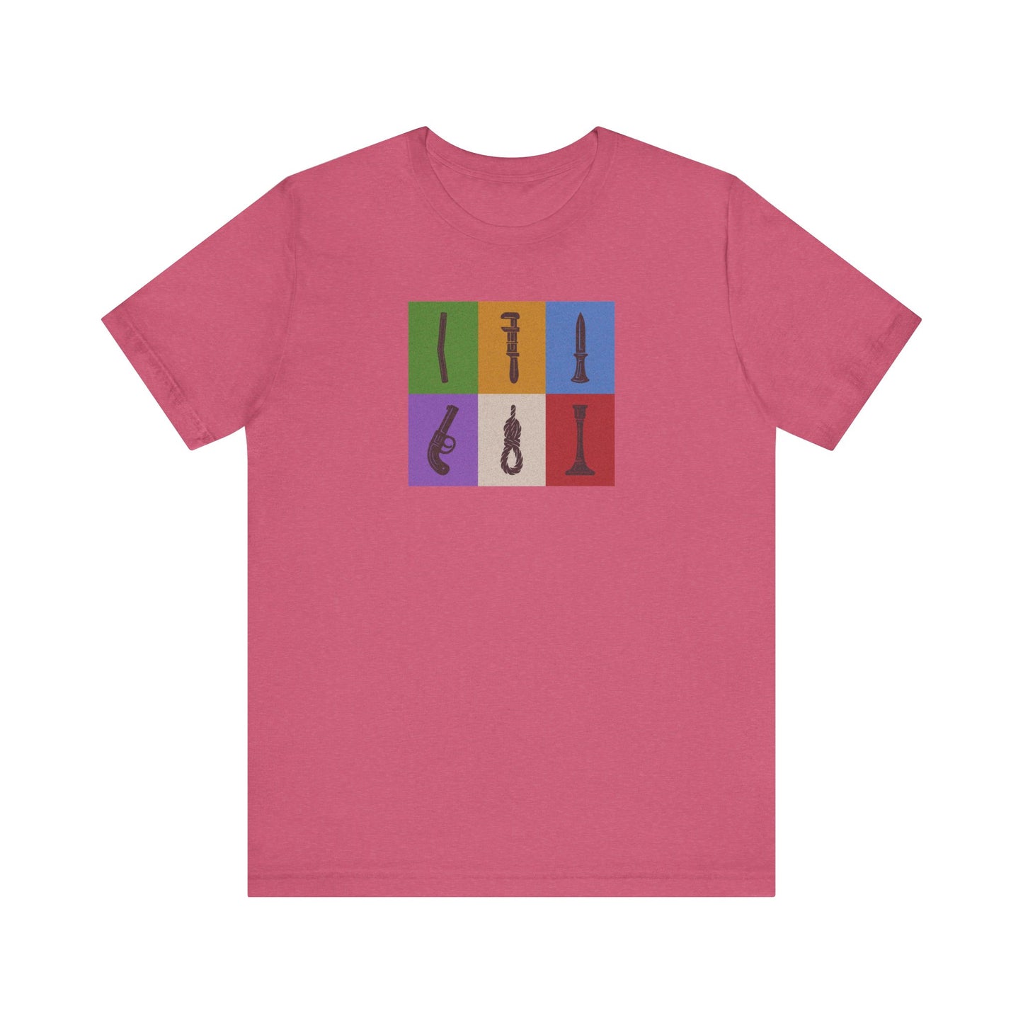 Six Ways Into the Evidence Locker — Clue Retro Tee (Light)