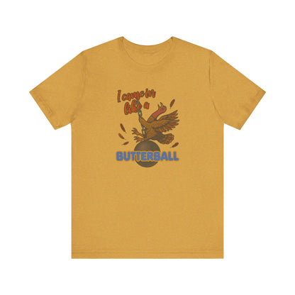 Like a Butterball — Miley Cyrus Thanksgiving Parody Retro Tee (Light)