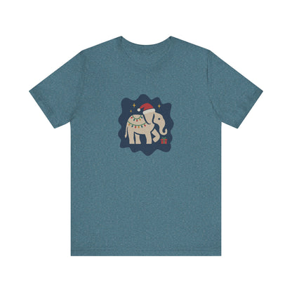 White Elephant Season — Retro Christmas Graphic Tee (Light)