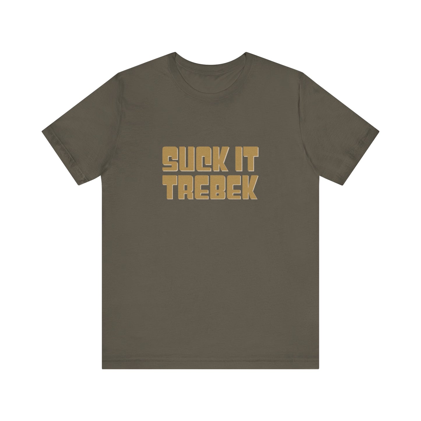 Suck It Trebek — SNL Celebrity Jeopardy Sketch Retro Tee (Dark)