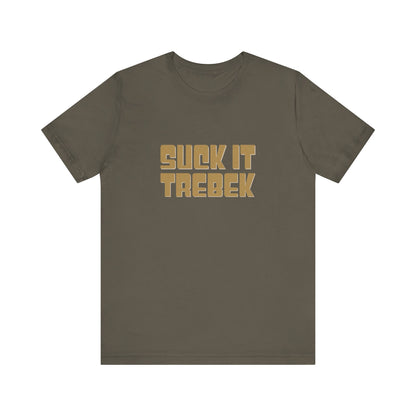 Suck It Trebek — SNL Celebrity Jeopardy Sketch Retro Tee (Dark)