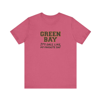 Green Bay (My Favorite Bay) — Phoebe Buffay Football Tee (Light)