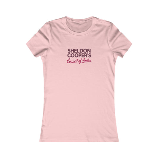 Sheldon Cooper’s Council of Ladies — TBBT Retro Women's Tee (Light)