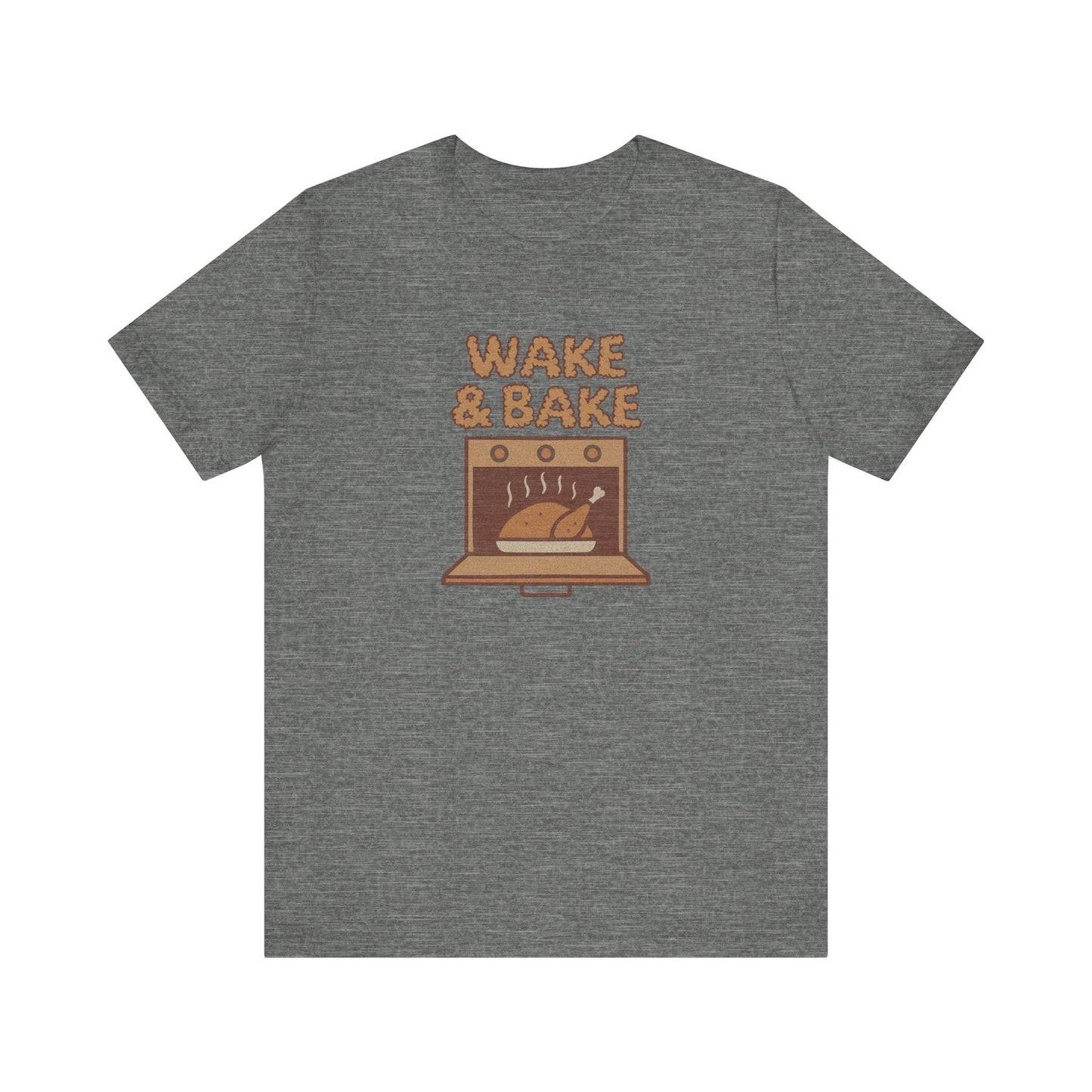 Wake & Bake — Retro Thanksgiving Turkey Tee (Light)