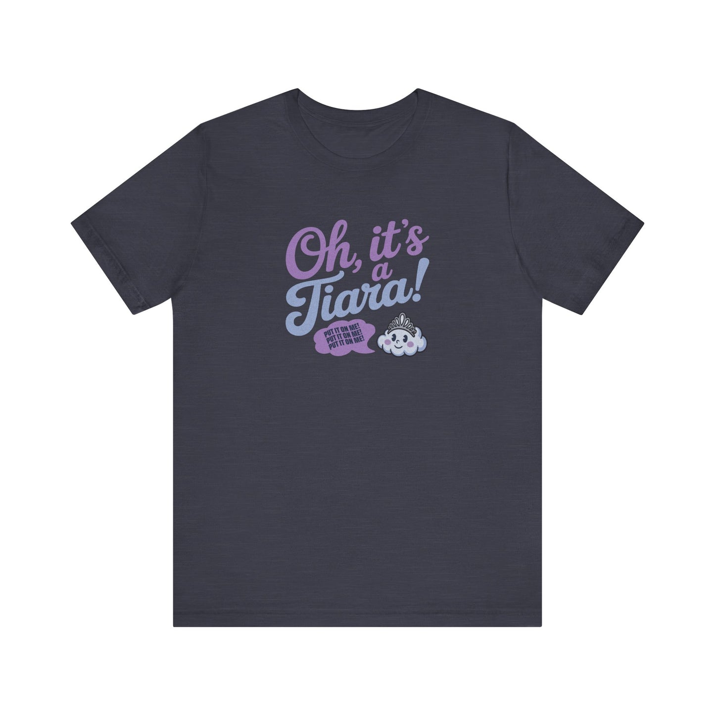 Oh, It’s a Tiara! (Put It On Me!) — Amy Farrah Fowler Retro Tee (Dark)
